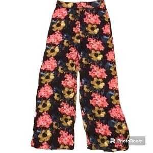 Abercrombie and Fitch floral wide leg pants